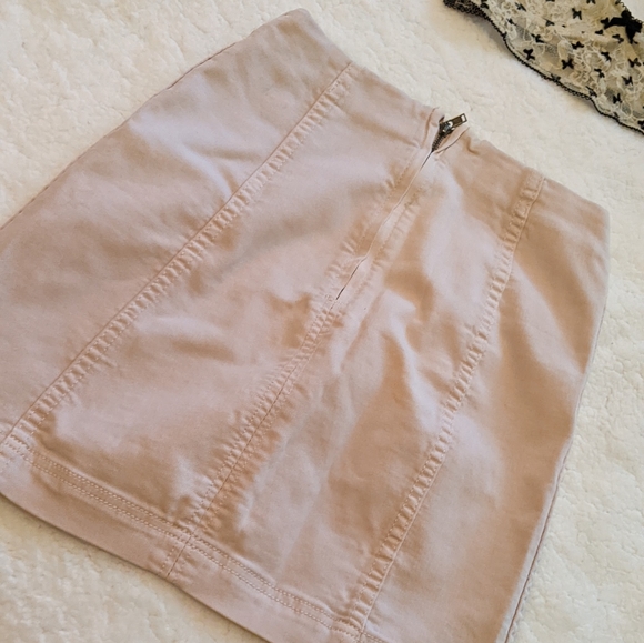 Free People Mini Denim Skirt - Picture 6 of 13